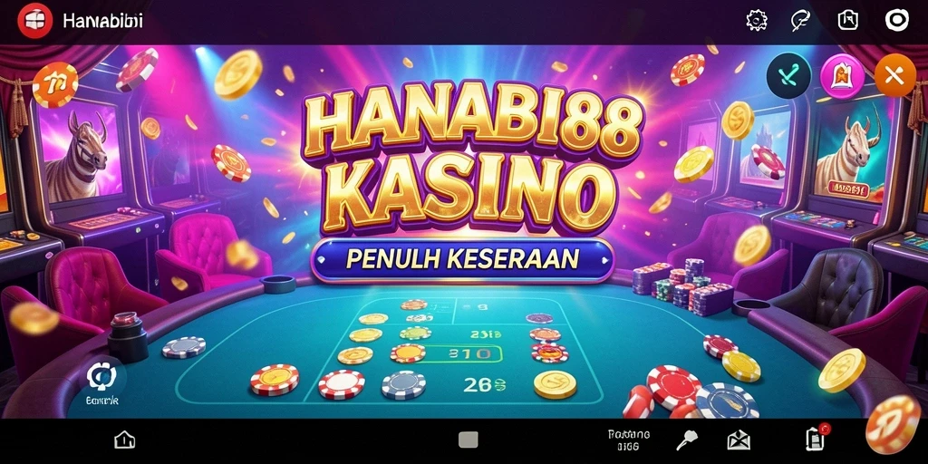Tampilan gameplay yang mendebarkan di HANABI88.