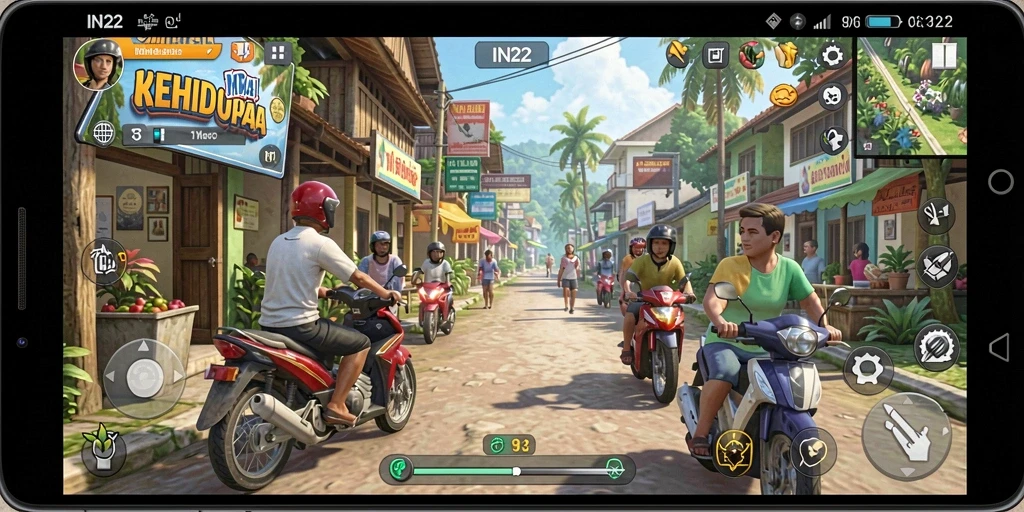 Gameplay menarik dan interaktif dalam IN22.