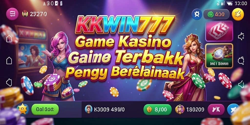 Screenshot gameplay KKWIN777 menampilkan suasana kasino yang mendebarkan.