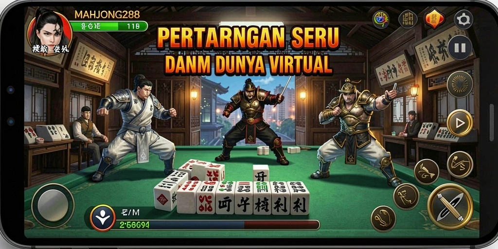 Menampilkan aksi pertarungan yang menegangkan di MAHJONG288.