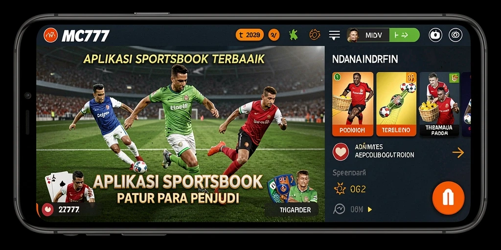 Tampilan menarik dari gameplay aplikasi Sportsbook MC777.