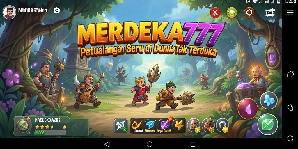 Gameplay petualangan yang mengasyikkan dalam MERDEKA777.