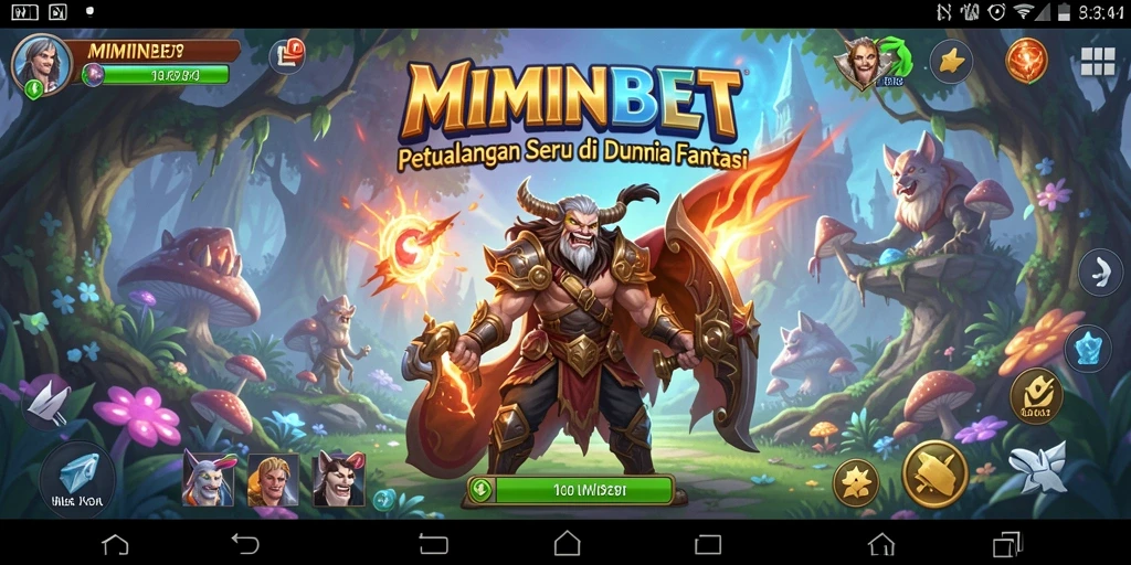 Screenshot gameplay MIMINBET yang menunjukkan aksi petualangan yang mendebarkan.