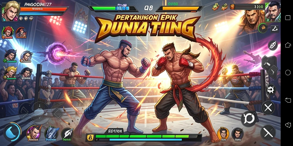 Gameplay intens dalam pertempuran seru di PAGODA127.