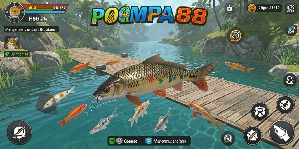 Tangkapan ikan yang menakjubkan dalam gameplay POMPA88.