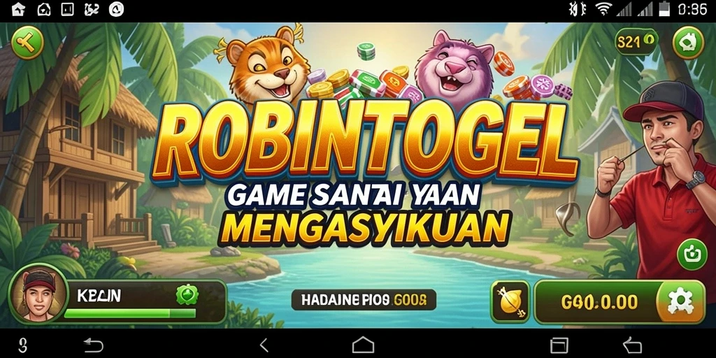 Tampilan gameplay seru dari ROBINTOGEL yang penuh warna.
