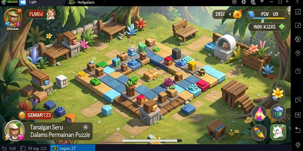 Tampilan gameplay SEMAR123 yang menantang dan interaktif.
