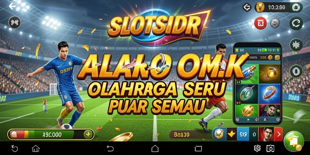 Gameplay seru SLOTSIDR menampilkan aksi olahraga yang dinamis.