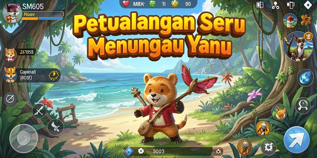 Menampilkan gameplay menarik dan tantangan dalam SM605.