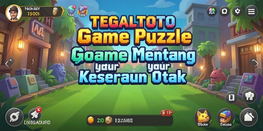 Tampilan gameplay TEGALTOTO dengan tantangan Puzzle yang menarik.