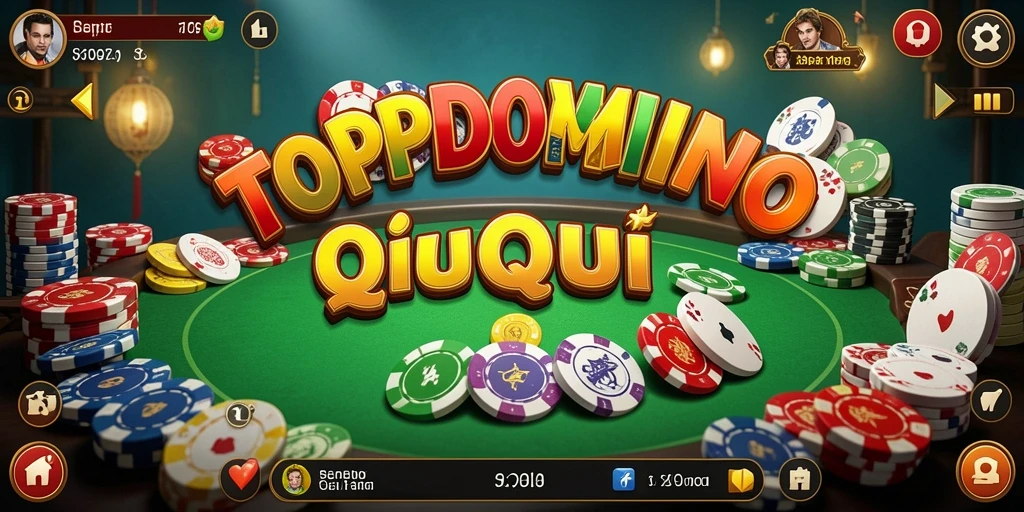 Tangkapan layar gameplay QiuQiu di TOPDOMINO yang menarik.