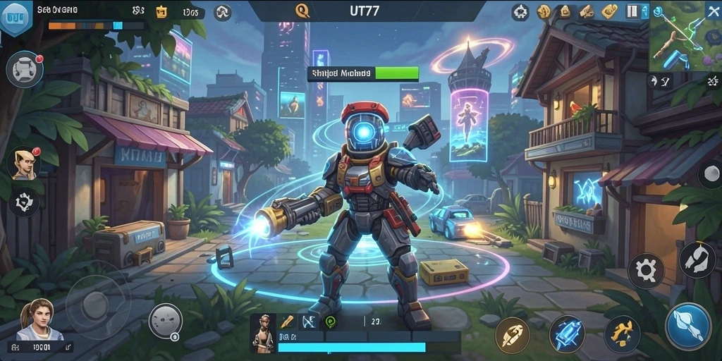 Tampilan gameplay UT77 yang menarik dan interaktif.