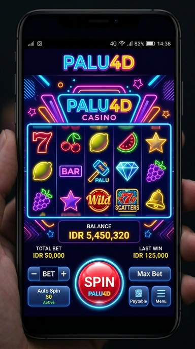 Pengguna sedang menelusuri aplikasi populer di palu4d.